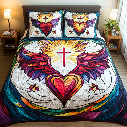 Sacred Heart DAI051224069 Quilt Bedding Set