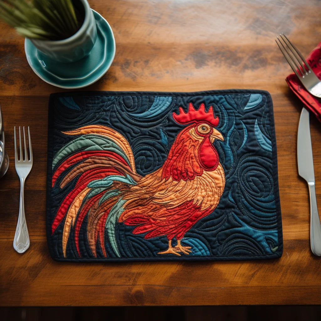 Chicken TAI040124166 Quilted Placemats