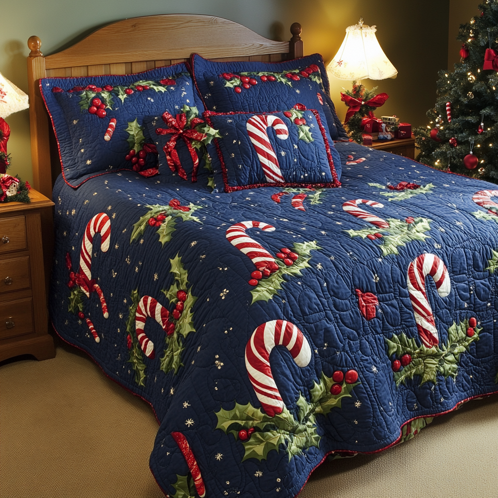 Christmas Vibe TAI111124098 Quilt Bedding Set