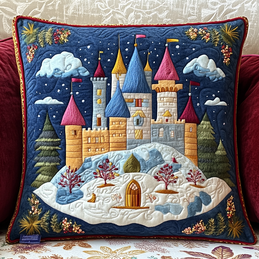 Castle DAI281124011 Quilted Pillow Case