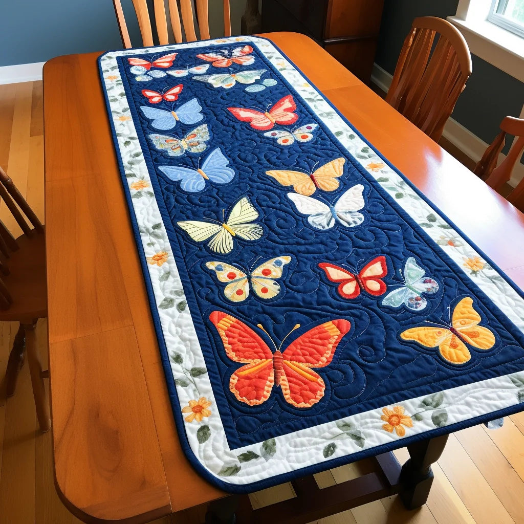 Butterfly TAI24112318 Quilted Table Runner