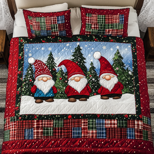 Christmas Gnome TAI181024326 Quilt Bedding Set