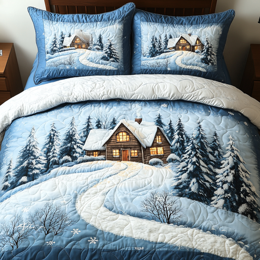 Snowy Landscape TAI201124078 Quilt Bedding Set