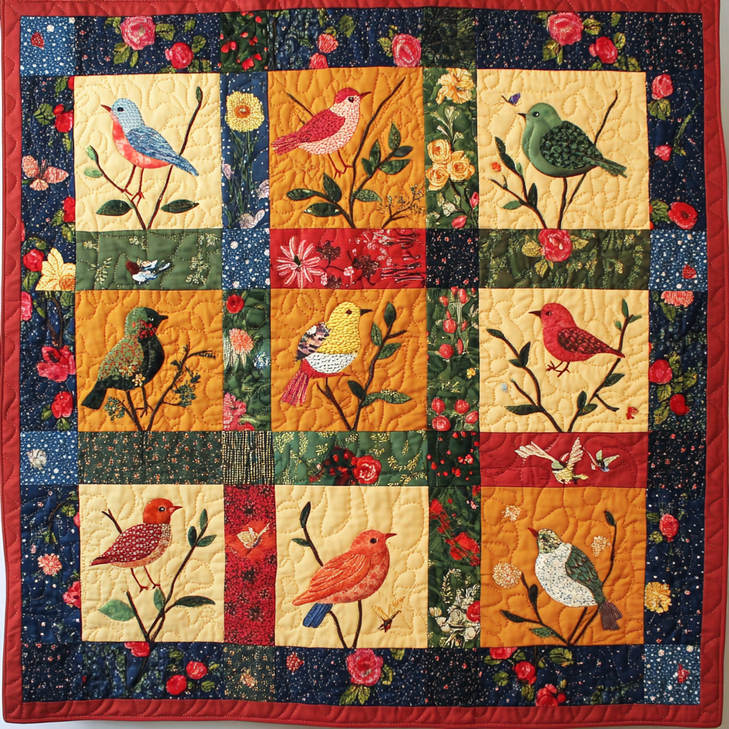 Bird DAI130824073 Quilt Blanket