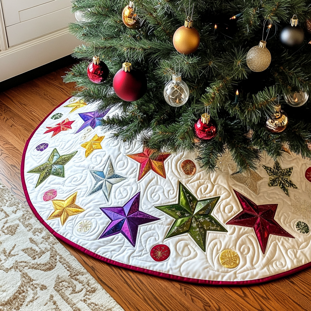 Star DAI230924001 Quilted Tree Skirt