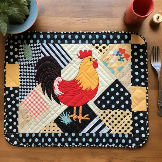 Chicken TAI280224086 Quilted Placemats