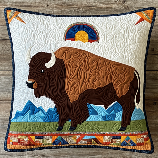 Bison DAI171224111 Quilted Pillow Case