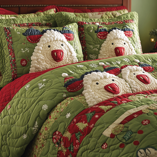 Sheep TAI101224392 Quilt Bedding Set