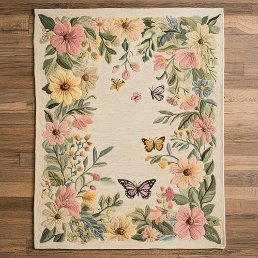 Butterfly Garden TAI141124515 Rug