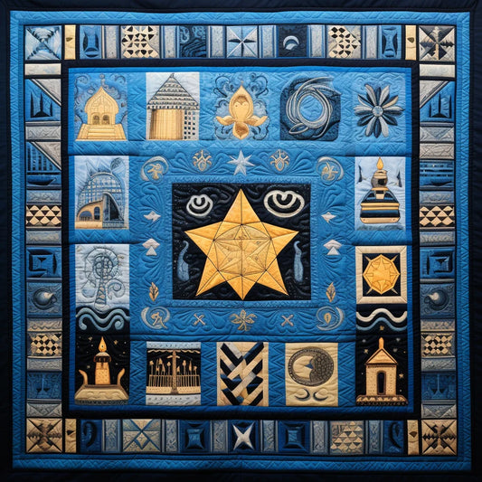 Jewish Hanukkah TAI28122376 Quilt Blanket