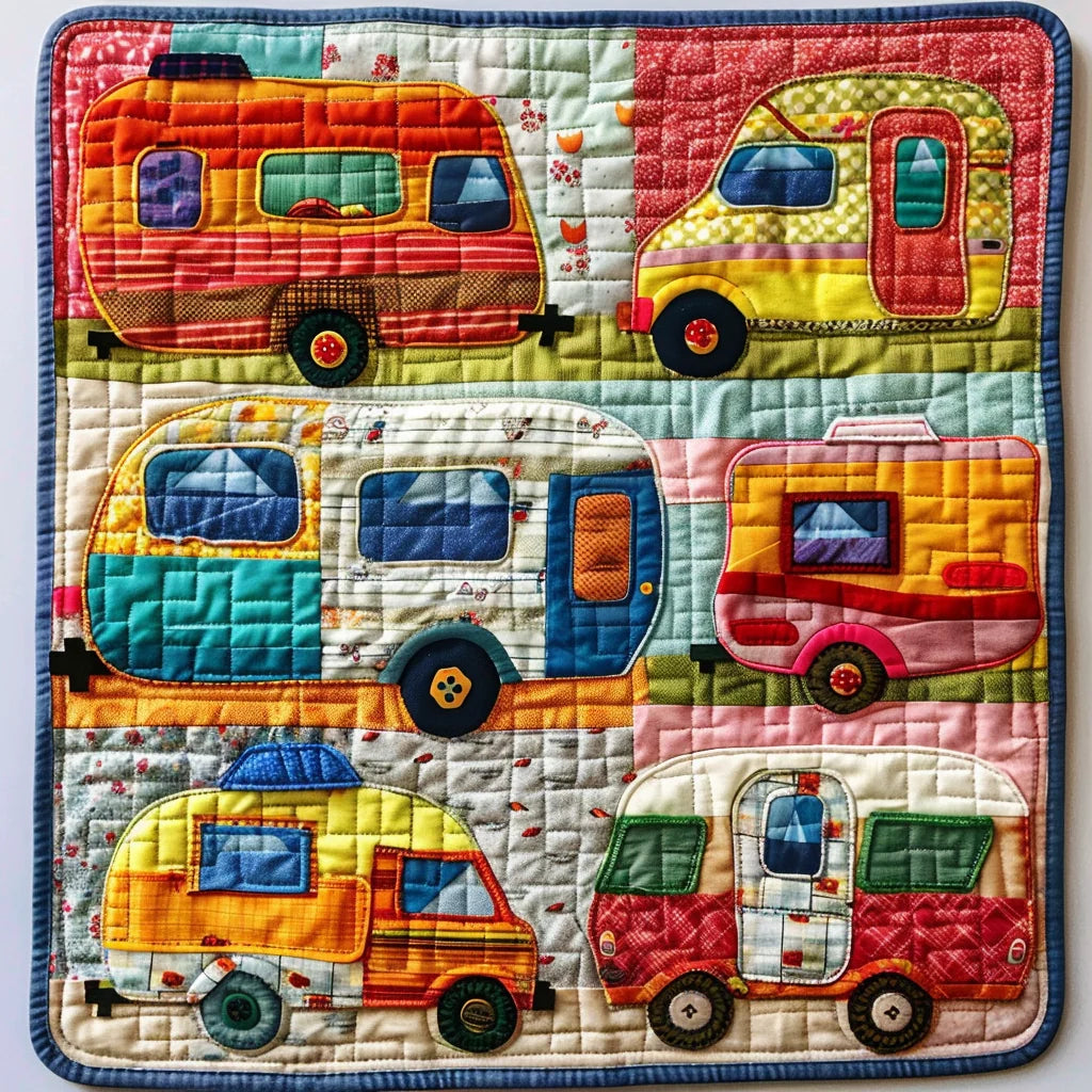 Camping Caravan TAI060324164 Quilted Placemats