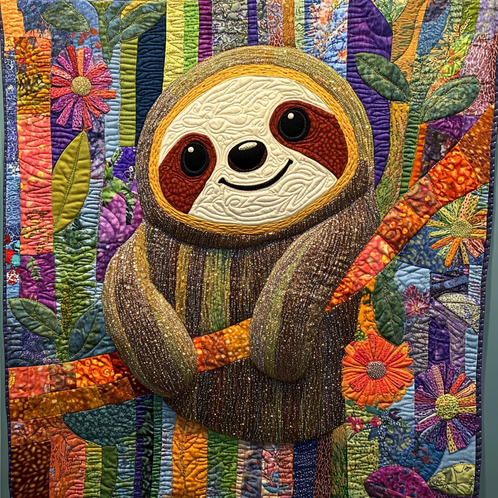 Sloth DAI111124516 Quilt Blanket