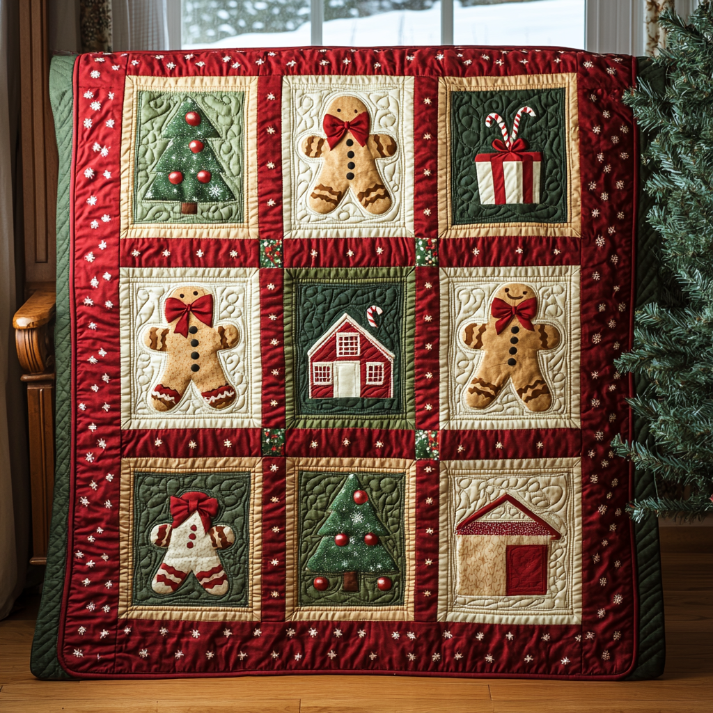 Christmas Dai231124023 Quilt Blanket Vintagemclassic