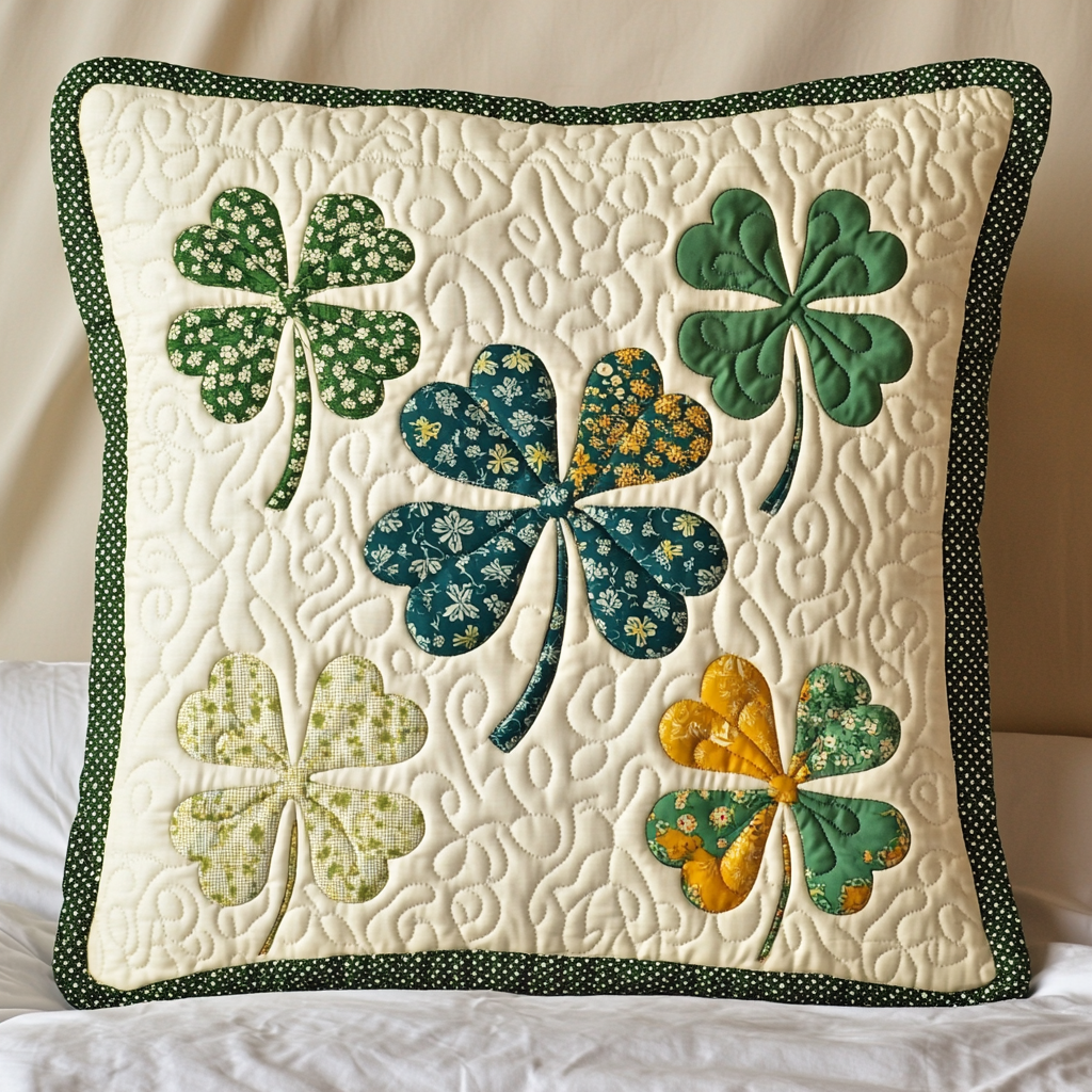 Clover DAI230924109 Quilted Pillow Case