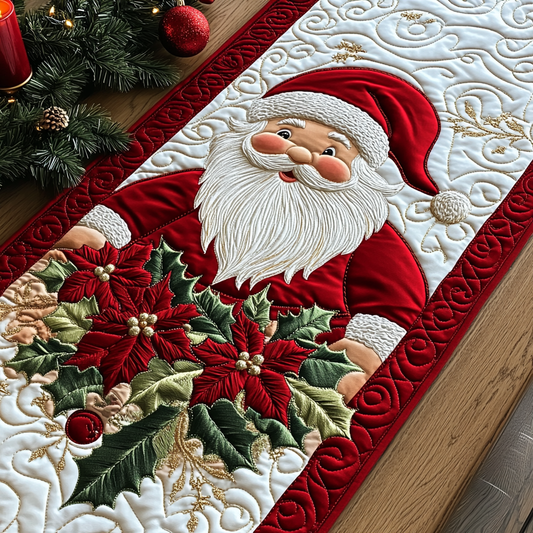 Christmas Santa TAI111124354 Quilted Table Runner