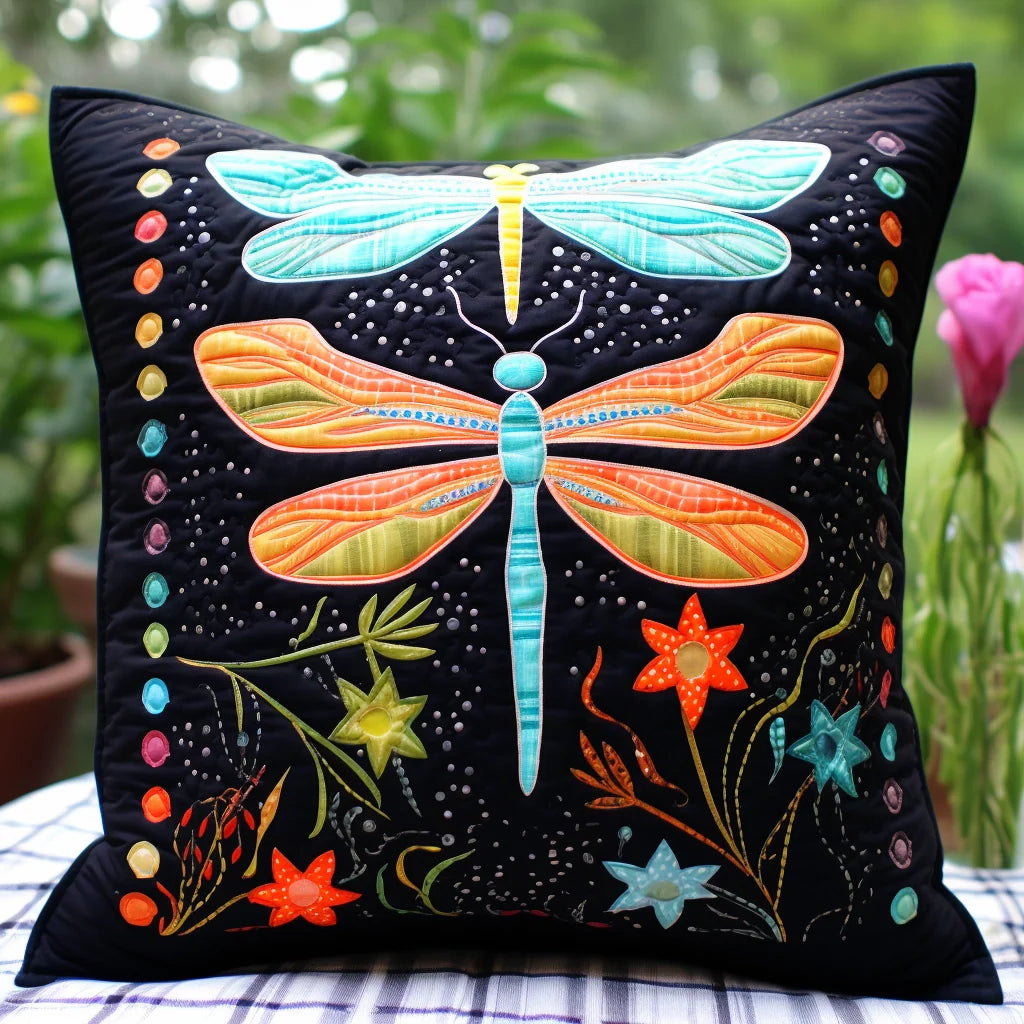 Dragonfly TAI060324018 Quilted Pillow Case