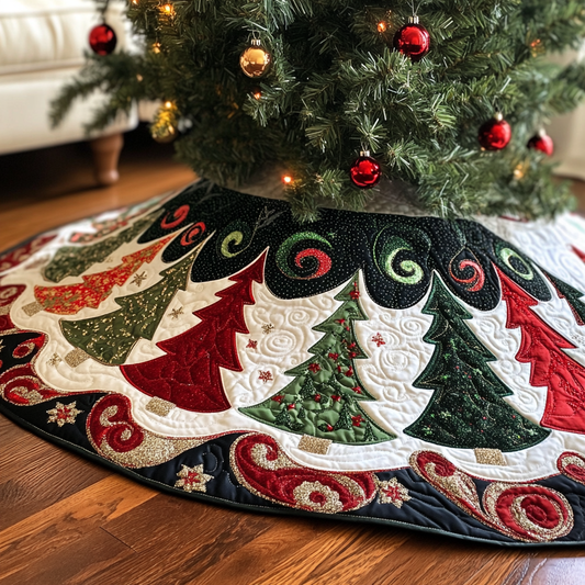 Christmas Tree TAI041024064 Quilted Tree Skirt