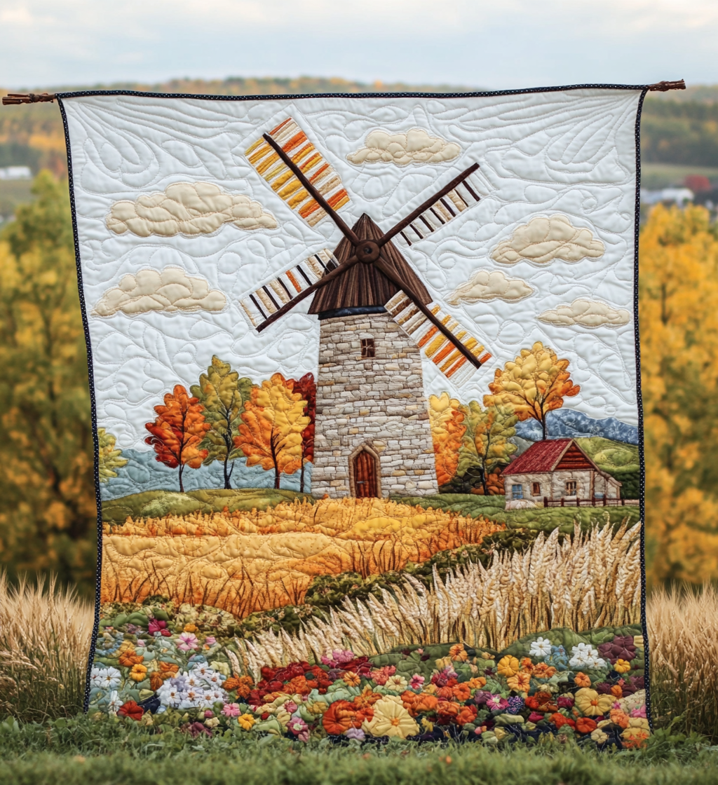 Windmill Field DAI241224469 Quilt Blanket