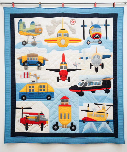 Aircraft BL9112317 Quilt Blanket