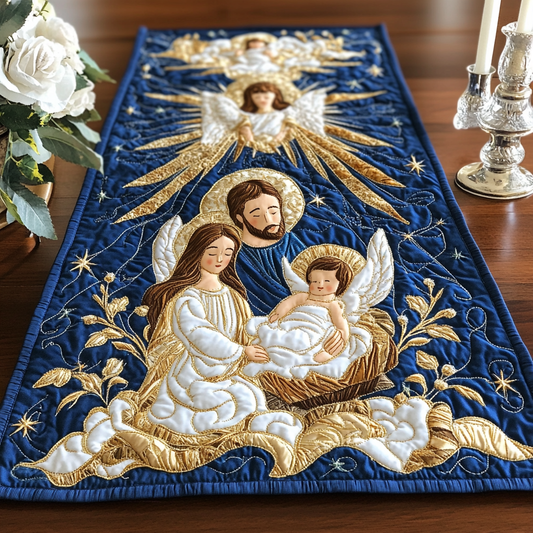 Nativity TAI111124330 Quilted Table Runner