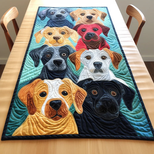 Dogs TAI260224270 Quilted Table Runner