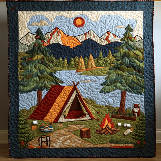 Camping DAI051224015 Quilt Blanket