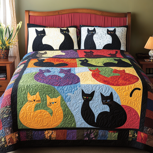 Cat TAI181024254 Quilt Bedding Set