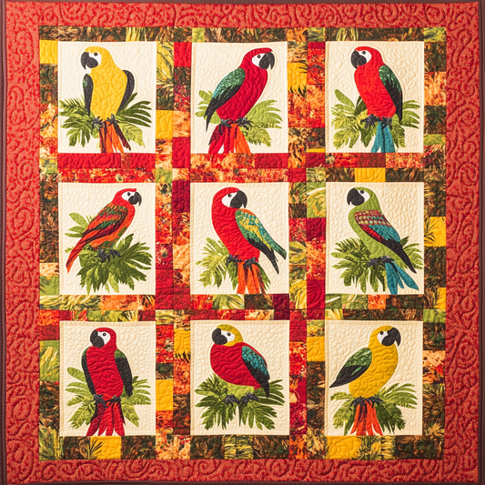 Parrot DAI281124036 Quilt Blanket