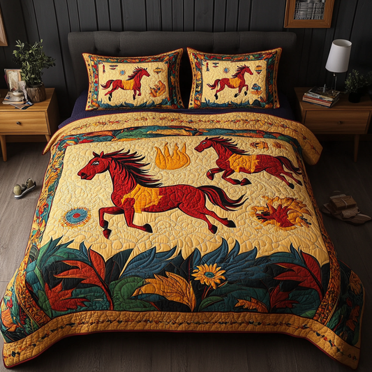 Native Horse TAI080824068 Quilt Bedding Set