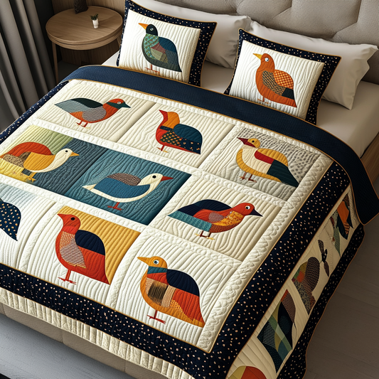 Bird DAI280824220 Quilt Bedding Set