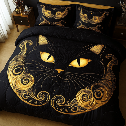 Black Cat TAI141124138 Quilt Bedding Set