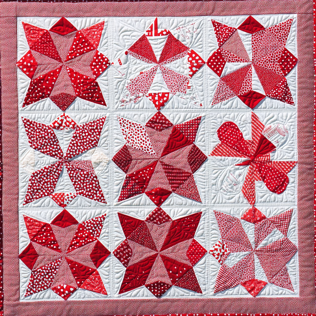 Star Pinwheel TAI101224185 Quilt Blanket