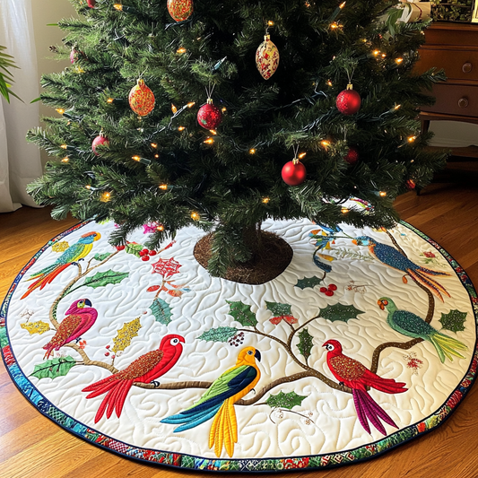 Bird DAI231124147 Quilted Tree Skirt