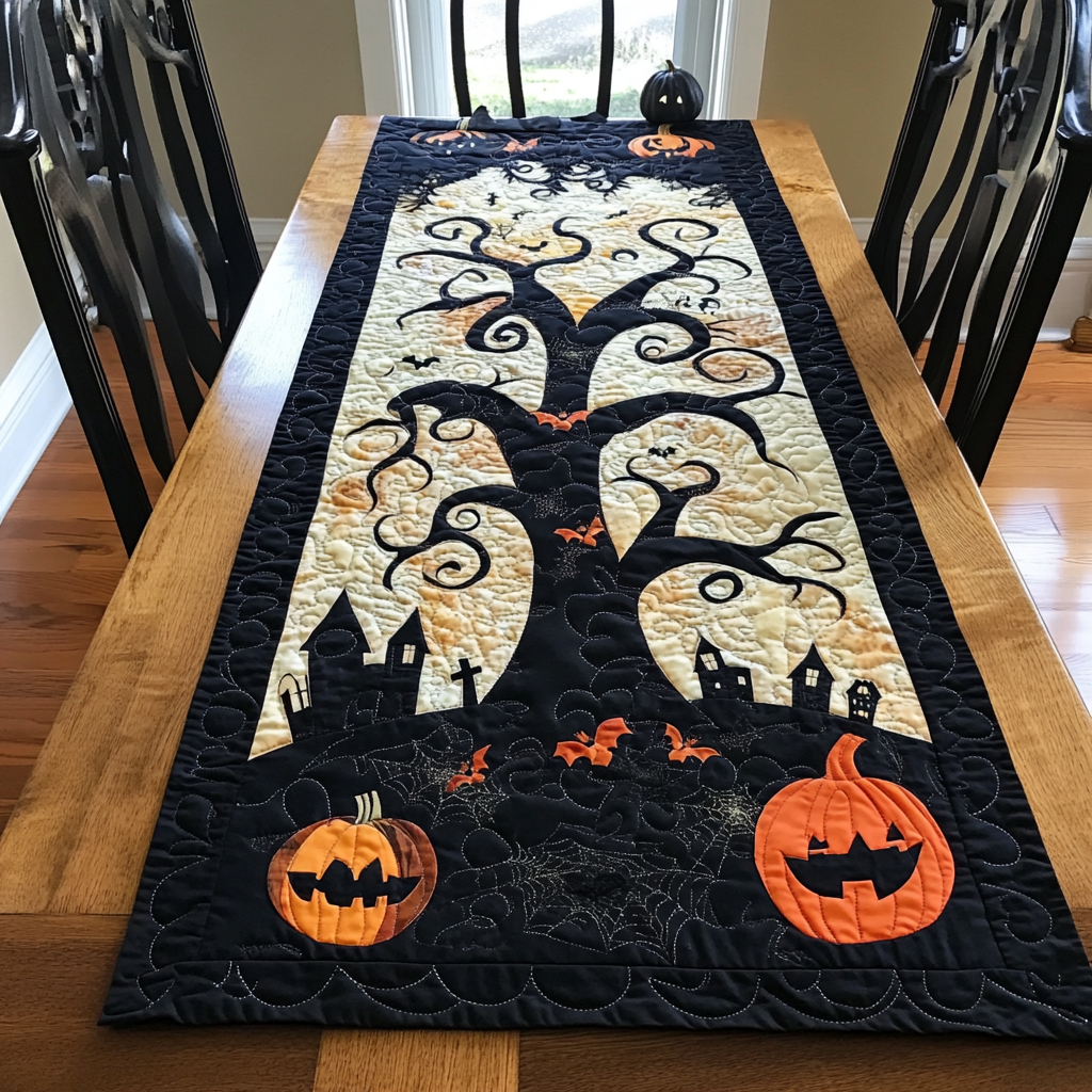 Halloween TAI040924408 Quilted Table Runner