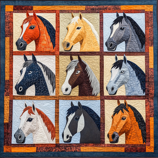 Horse DAI070824086 Quilt Blanket