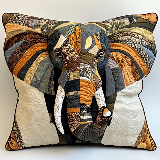 Elephant TAI181024492 Quilted Pillow Case