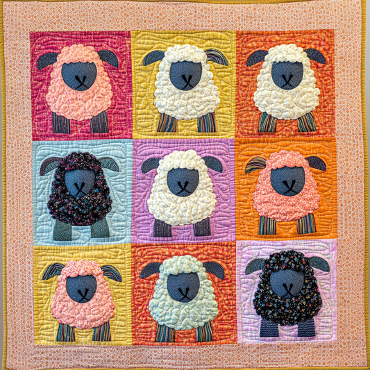 Sheep DAI070824031 Quilt Blanket