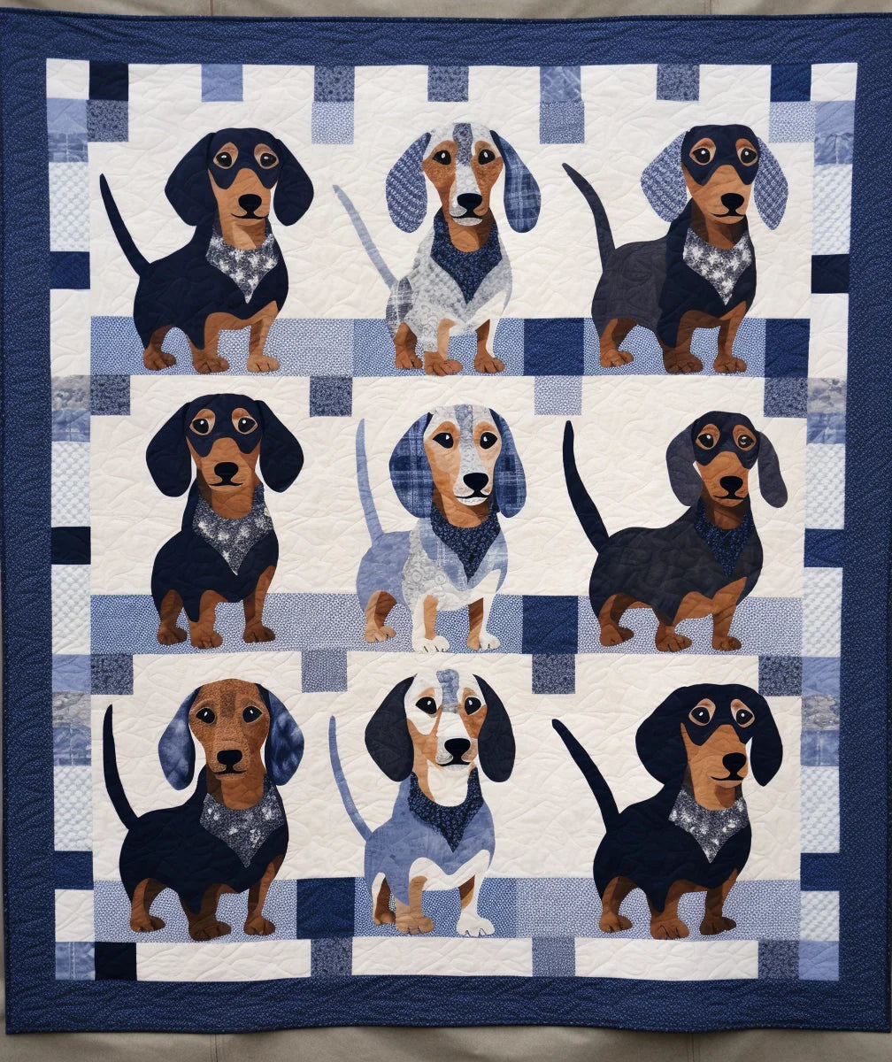 Dachshund BL9112320 Quilt Blanket