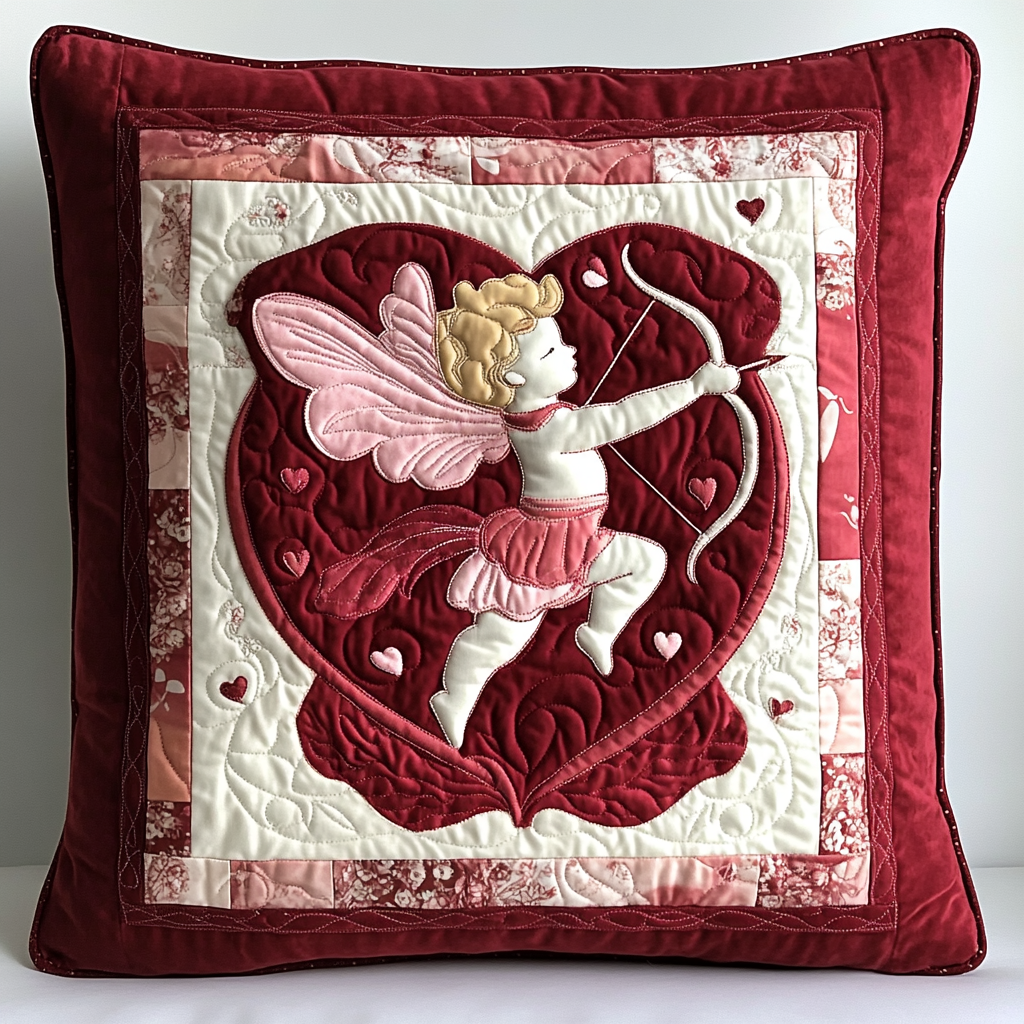 Cupid DAI241224040 Quilted Pillow Case