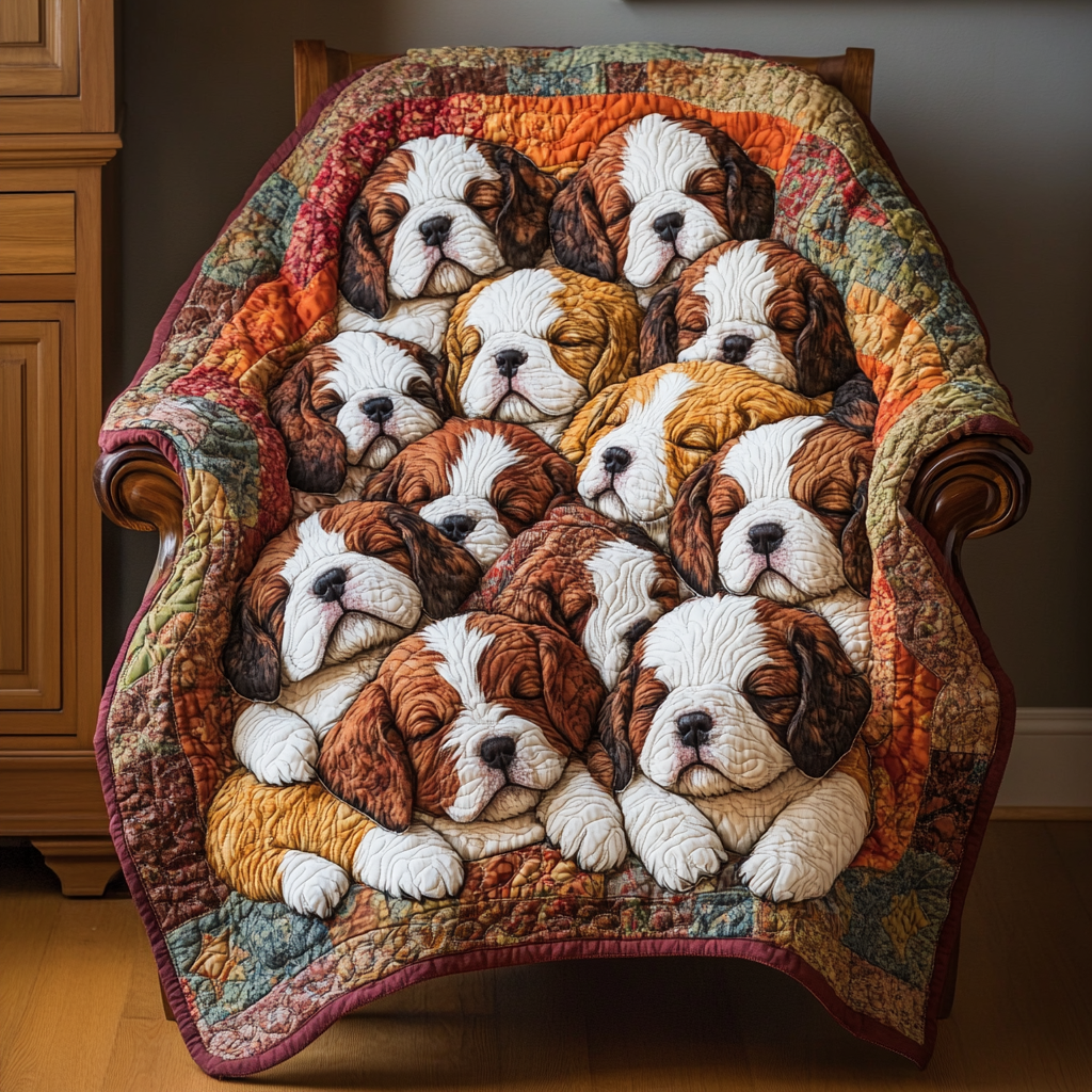 Saint Bernard TAI111124226 Quilt Blanket