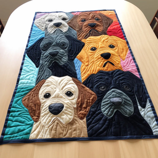 Dogs TAI260224269 Quilted Table Runner