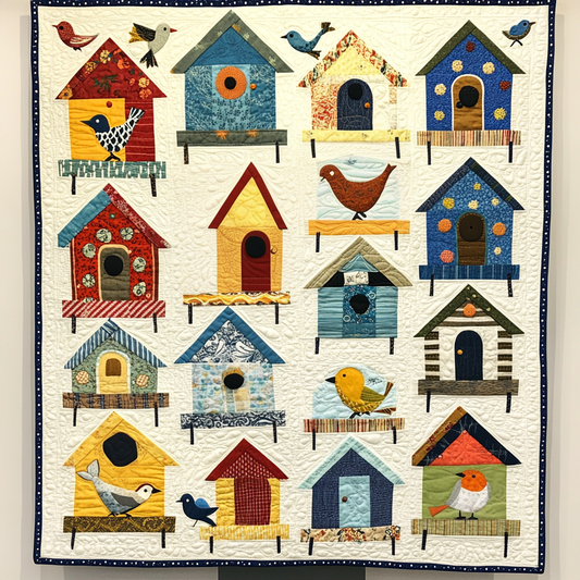 Birdhouse DAI221024211 Quilt Blanket