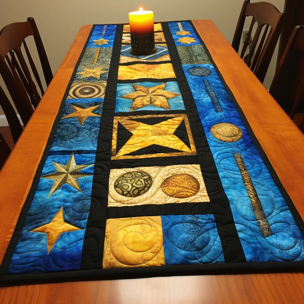 Jewish Hanukkah TAI040124404 Quilted Table Runner