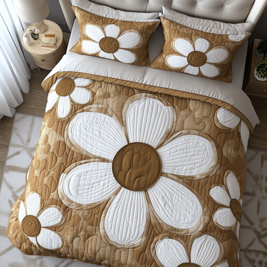 Flower TAI181024307 Quilt Bedding Set