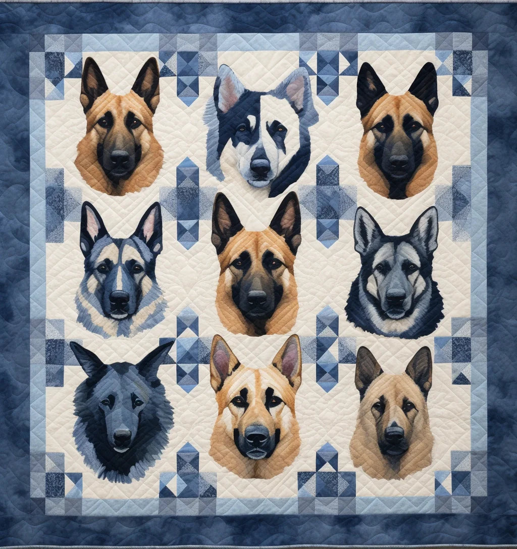 German Shepherd TAI14112306 Quilt Blanket