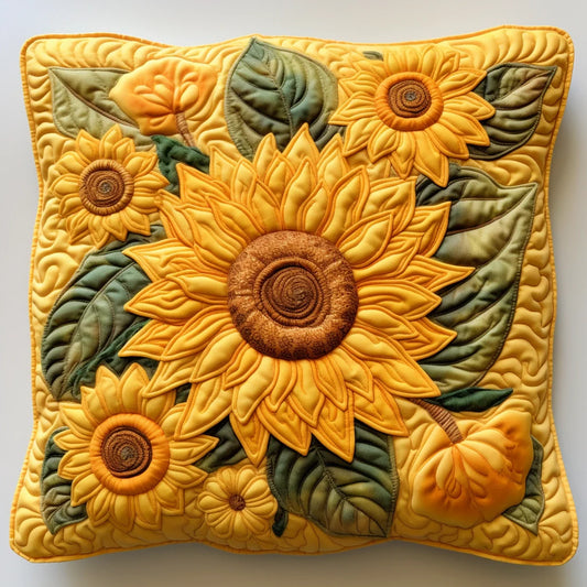 Sunflower TAI060324118 Quilted Pillow Case