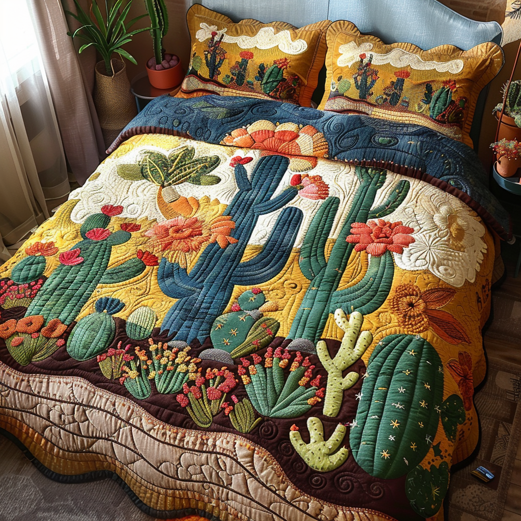 Cactus TAI251124075 Quilt Bedding Set