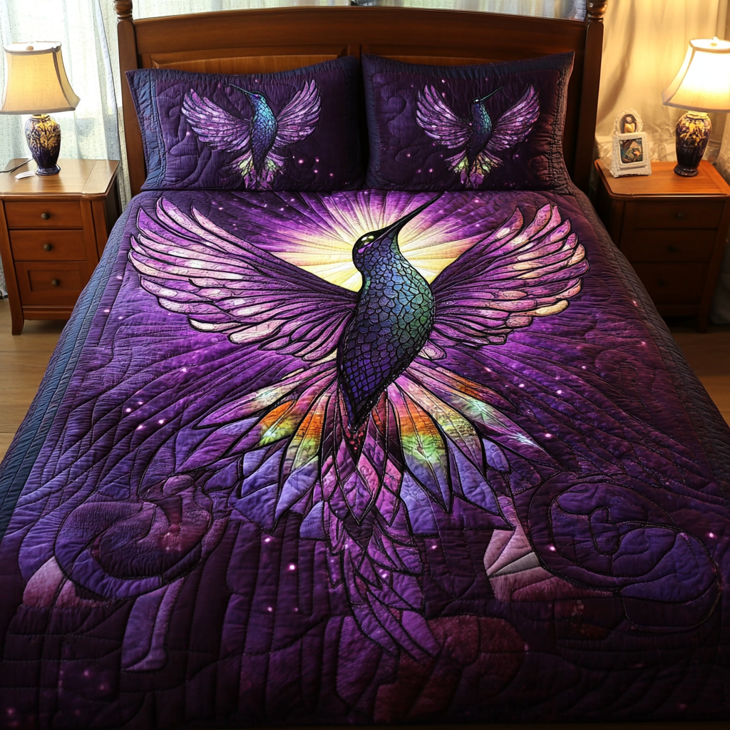 Hummingbird TAI181024127 Quilt Bedding Set