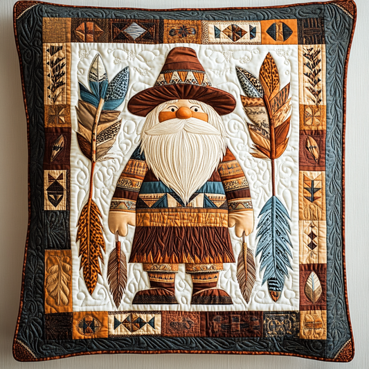 Native American Gnome DAI171224142 Quilted Pillow Case