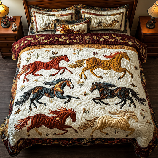 Horse TAI041024551 Quilt Bedding Set